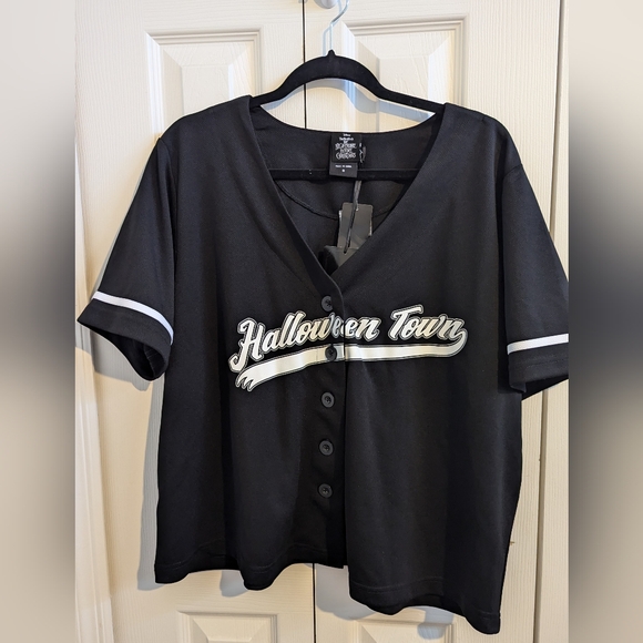 Torrid Disney nightmare before Christmas Halloween Town Jersey - Picture 3 of 3